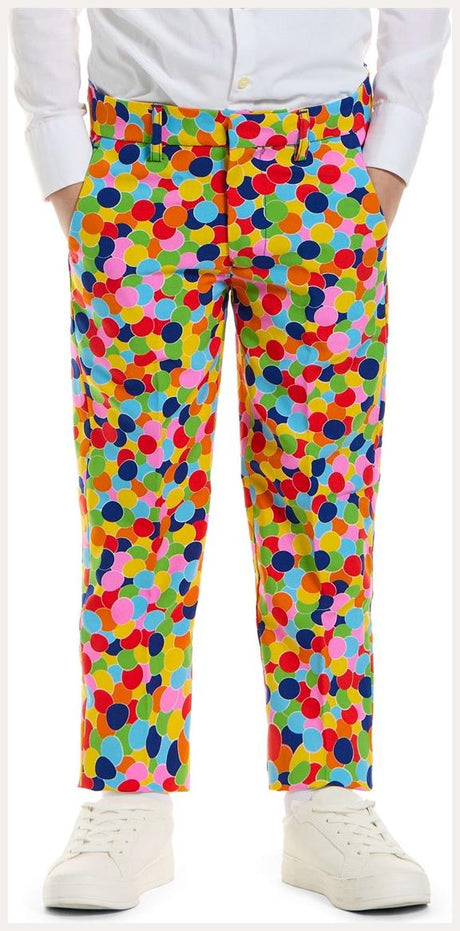 OppoSuits Colorful Boys Confetteroni Suit for Holiday Parties Birthdays and Fun Celebrations