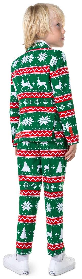 OppoSuits Boys Festive Green Suit for Christmas Holiday Parties and Family Gatherings