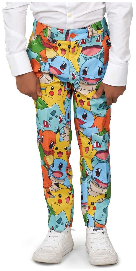 OppoSuits Boys Pokemon Costume Suit for Kids Halloween Parties and Themed Events