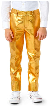 OppoSuits Boys Groovy Gold Suit for Kids Birthday Parties and Special Events