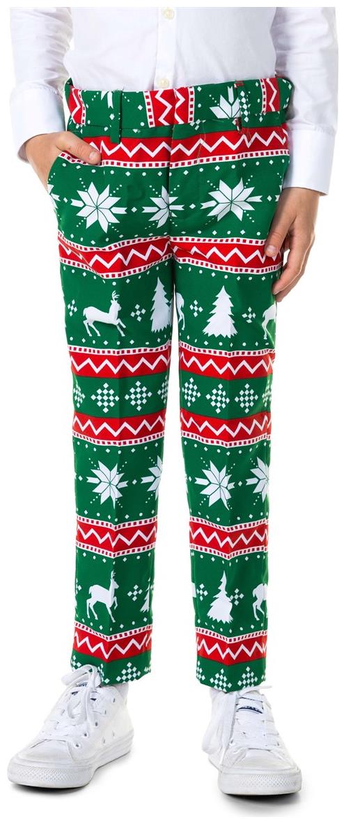 Fun OppoSuits Boys Festivity Green Suit for Holiday Parties Christmas Events and Festive Celebrations