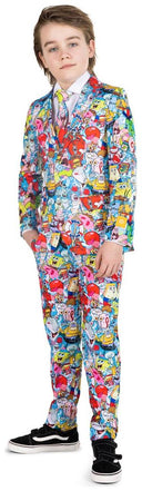 OppoSuits Boys' Suits BOYS SpongeBobT Frenzy