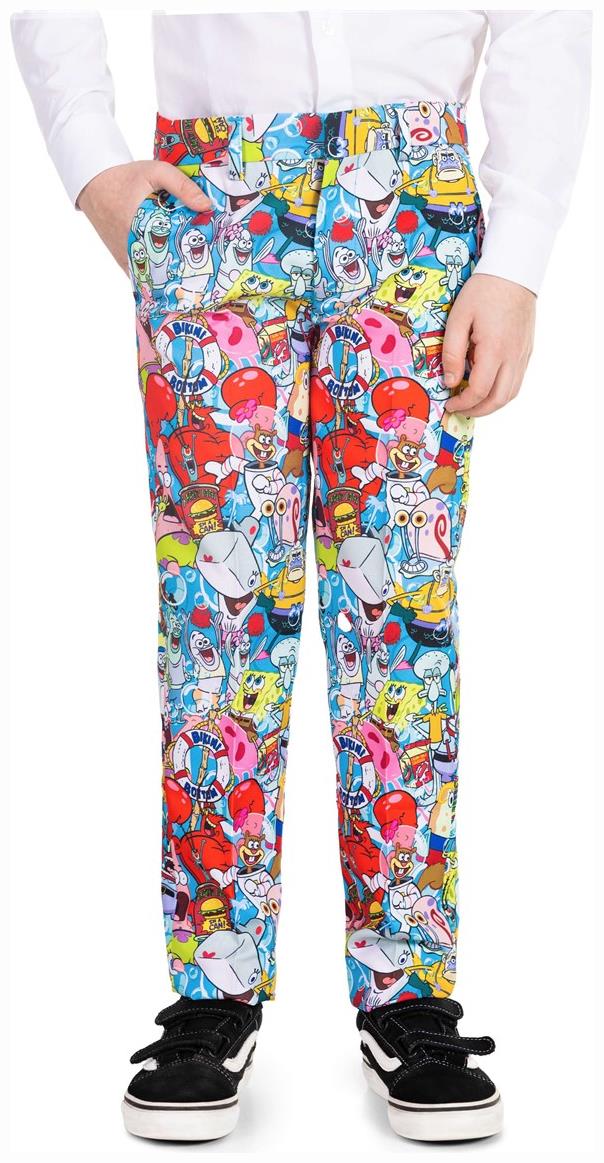 OppoSuits Boys SpongeBob Costume for Halloween Parties Birthday Dress Up and Superhero Fun