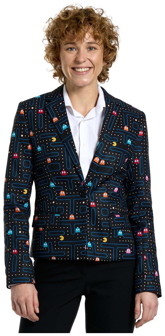 OppoSuits Women's Blazers Madam PAC-MANT for Stylish Outfits Halloween Parties and Retro Themed Events