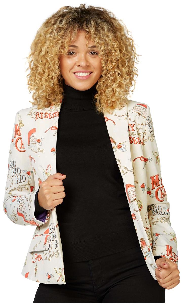 Stylish OppoSuits Women's Blazer Hohoholly for Holiday Parties and Festive Gatherings