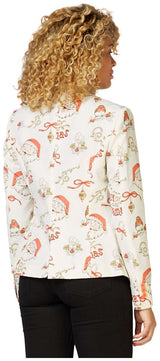 Stylish OppoSuits Women's Blazer Hohoholly for Holiday Parties and Festive Gatherings