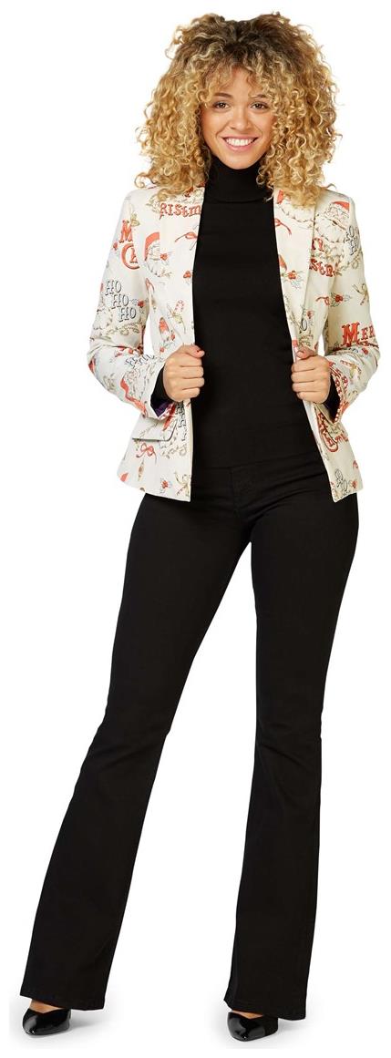 Stylish OppoSuits Women's Blazer Hohoholly for Holiday Parties and Festive Gatherings