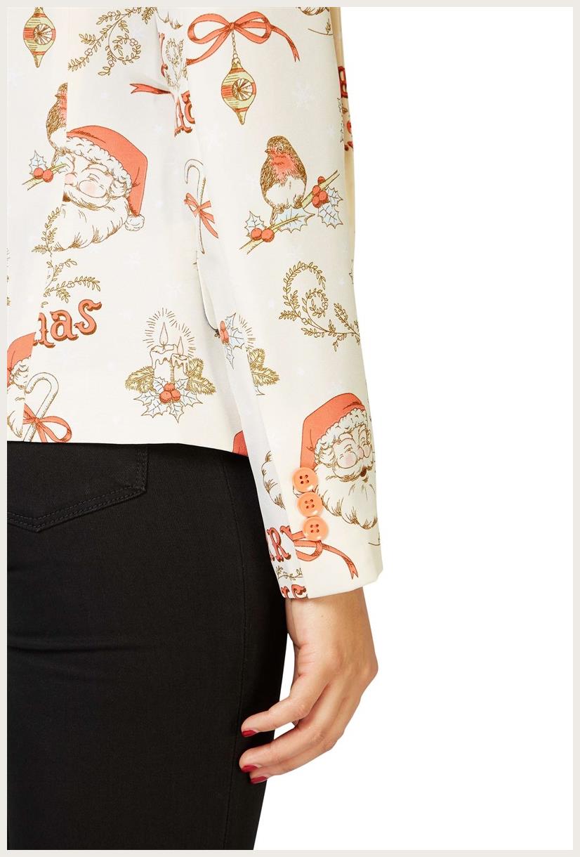 Stylish OppoSuits Women's Blazer Hohoholly for Holiday Parties and Festive Gatherings