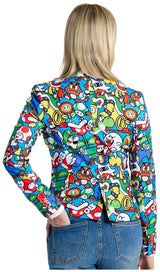 Fun OppoSuits Women's Blazers Super MarioT for Halloween Events Stylish Costume Parties and Dress Up