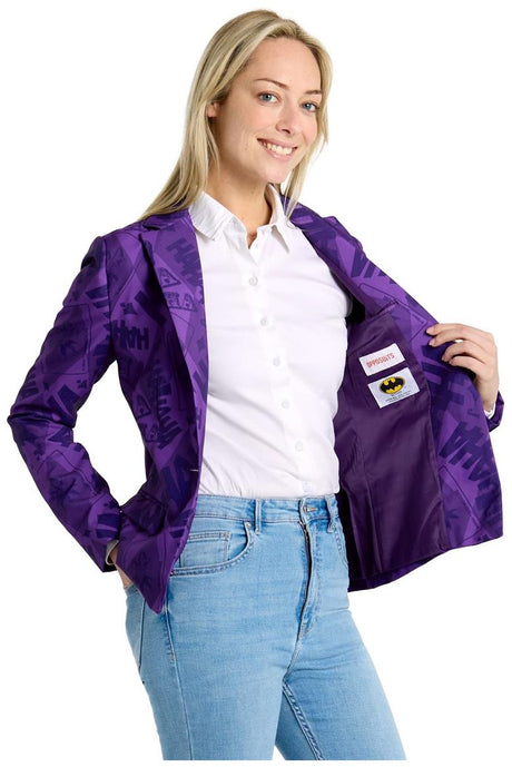 OppoSuits Joker Blazer for Women Halloween Costume Parties and Standout Events