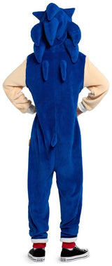 Sonic the Hedgehog Kids Onesie for Dress Up Pajama Parties and Halloween Fun