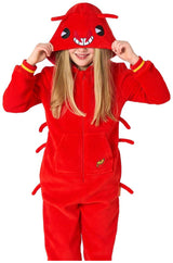 OppoSuits Kids Lobster Onesie for Beach Parties and Animal-Themed Adventures