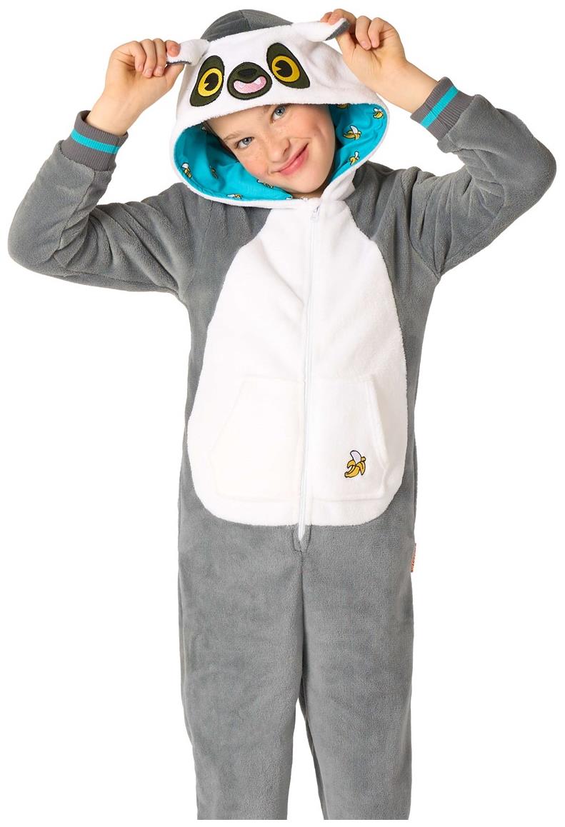 OppoSuits Boys Lemur Onesie for Jungle Adventures Playtime and Cozy Comfort
