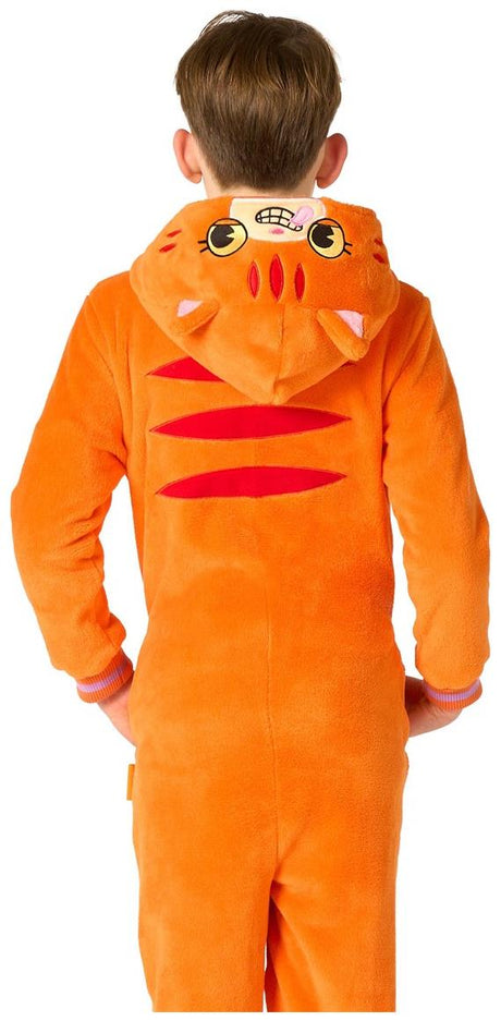 OppoSuits Kids' Onesies BOYS Red Cat Onesie