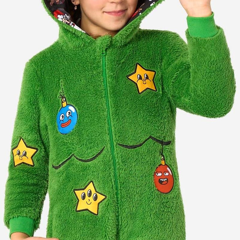 OppoSuits Kids' Onesies Merry Jinglejoy - Tree Onesie