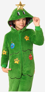 OppoSuits Kids' Onesies Merry Jinglejoy - Tree Onesie
