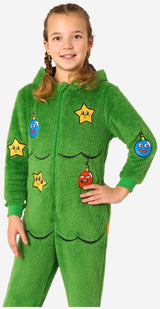 OppoSuits Kids' Onesies Merry Jinglejoy - Tree Onesie