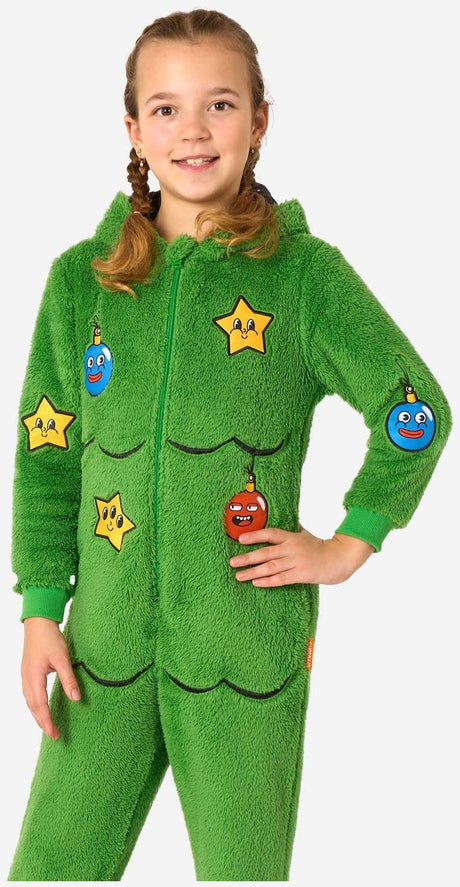 OppoSuits Kids' Onesies Merry Jinglejoy - Tree Onesie