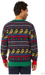 OppoSuits Adults' Knitted Sweaters Batman Christmas Sweater