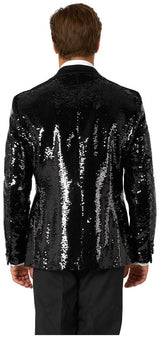 OppoSuits Men's Blazers Briliant Black Sequins