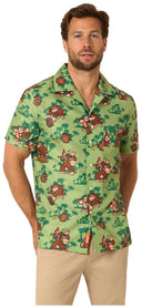 OppoSuits Men's Hawaiian Shirts Donkey KongT - Bananas - Shirt