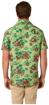 OppoSuits Men's Hawaiian Shirts Donkey KongT - Bananas - Shirt