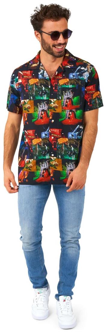 OppoSuits Men's Hawaiian Shirts SHIRT Short Sleeve BeetlejuiceT