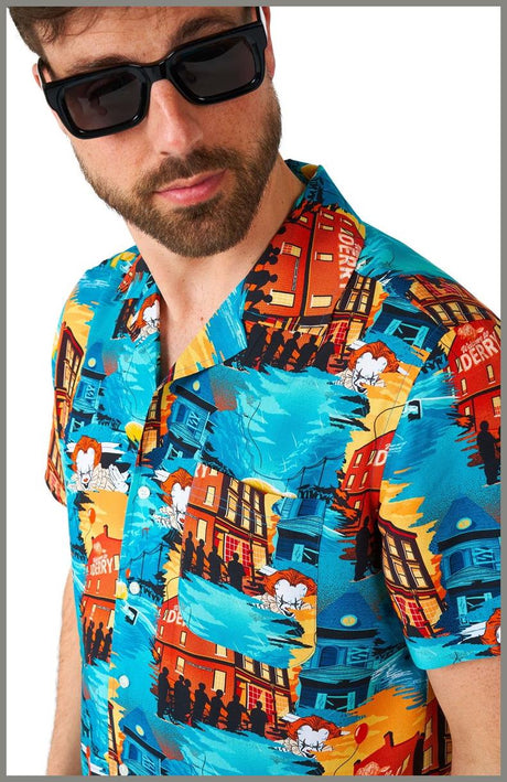 OppoSuits Men's Hawaiian Shirts SHIRT Short Sleeve IT