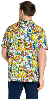 OppoSuits Bowser's Team Hawaiian Shirt for Beach Days Vacations and Fandom Events