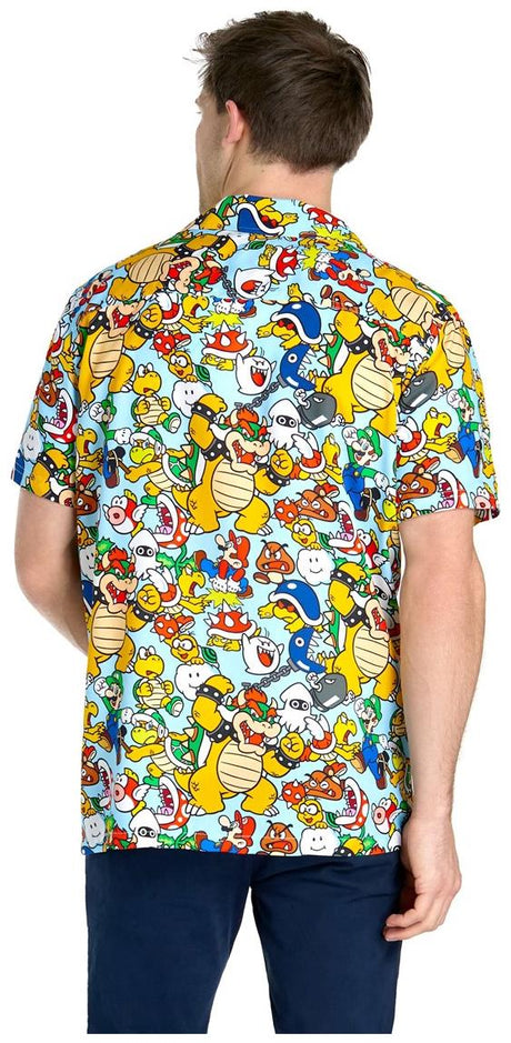 OppoSuits Men's Hawaiian Shirts Bowsers Kingdom