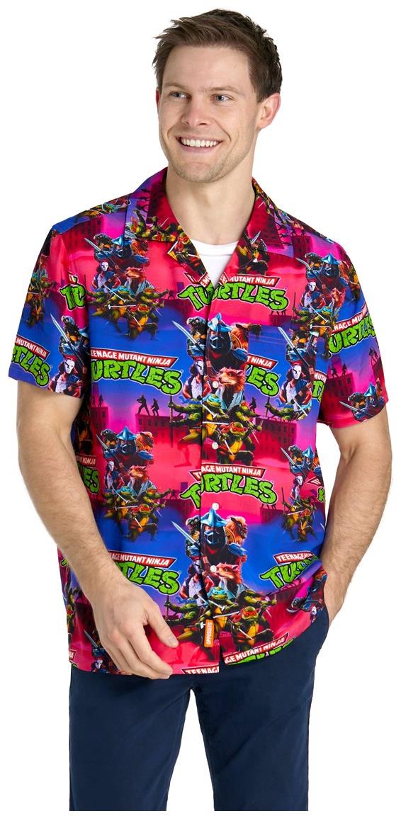 OppoSuits TMNT Hawaiian Shirt for Summer Parties and Teenage Mutant Ninja Turtles Fans