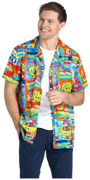 OppoSuits Men's Hawaiian Shirts SpongeBobT Breakfast