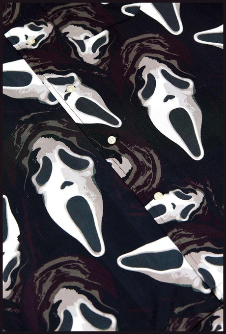 Ghostface Hawaiian Shirt for Halloween Parties Summer Festivals and Horror Movie Fans