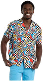 OppoSuits Men's Hawaiian Shirts Sonic Retro Rings