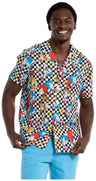 OppoSuits Men's Hawaiian Shirts Sonic Retro Rings