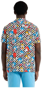 OppoSuits Men's Hawaiian Shirts Sonic Retro Rings