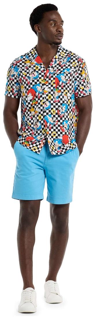 OppoSuits Men's Hawaiian Shirts Sonic Retro Rings