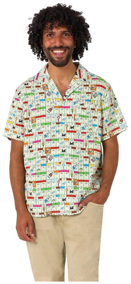 OppoSuits Men's Hawaiian Shirts MonopolyT - Board