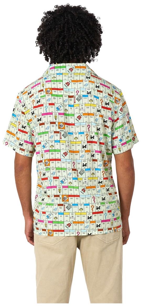 OppoSuits Men's Hawaiian Shirts MonopolyT - Board