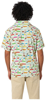 OppoSuits Men's Hawaiian Shirts MonopolyT - Board