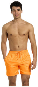 OppoSuits Men's Swim Shorts Neon Vivid Orange