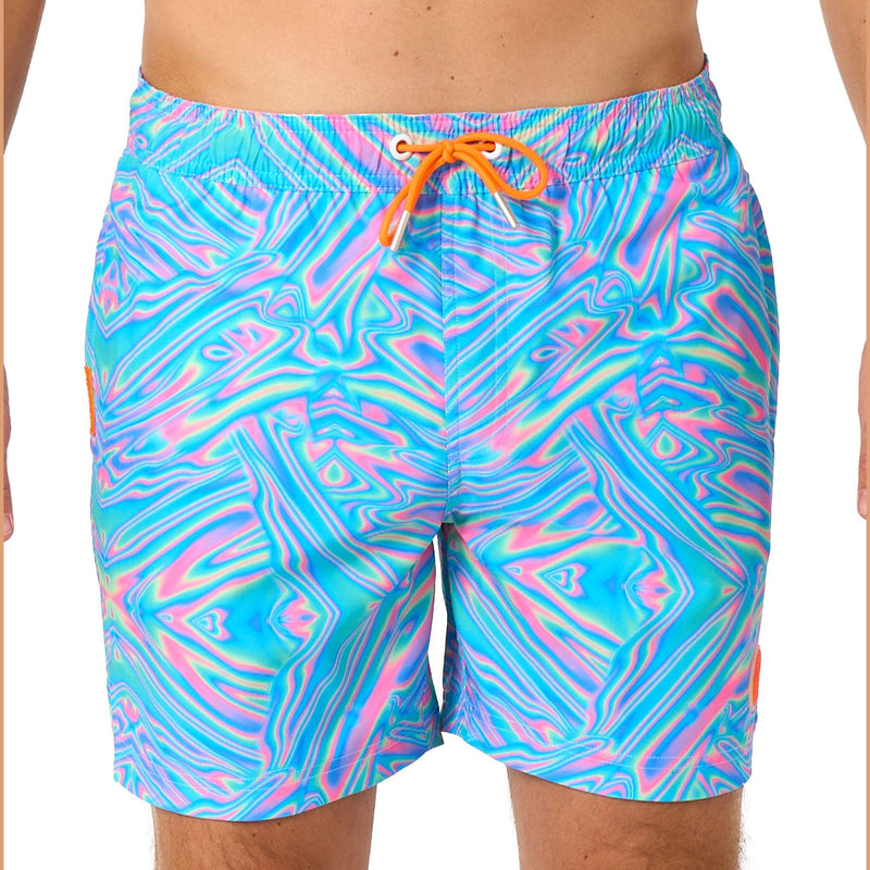 Stylish OppoSuits Men's Swim Shorts Mr Tie Dye for Beach Days Pool Parties and Summer Adventures