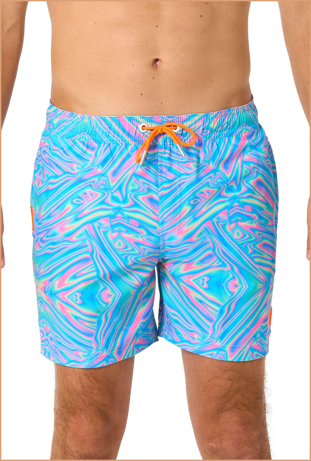 OppoSuits Men's Swim Shorts Mr. Tie Dye