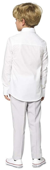 OppoSuits Boys' Shirts SHIRT LS White Knight Boys
