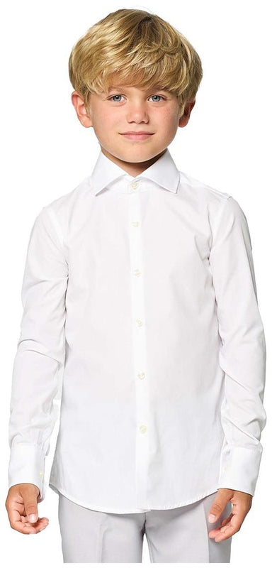 OppoSuits Boys' Shirts SHIRT LS White Knight Boys