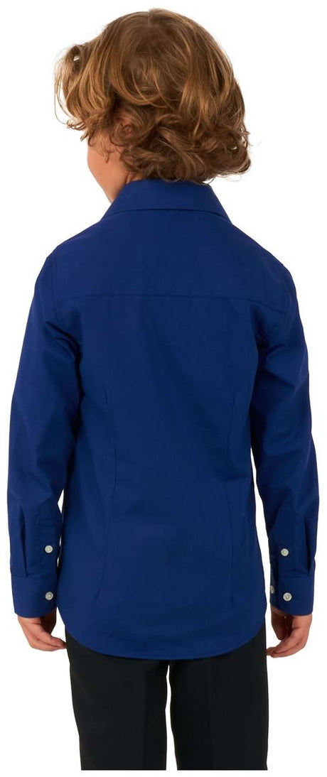 OppoSuits Boys' Shirts SHIRT LS Navy Royale boys