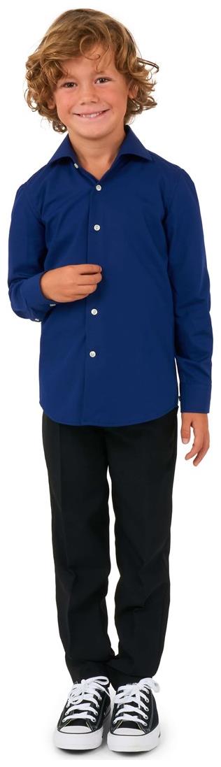 OppoSuits Boys' Shirts SHIRT LS Navy Royale boys