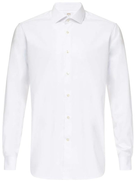 Stylish OppoSuits White Button Up Shirt for Formal Events and Holiday Gatherings