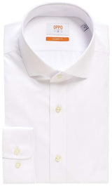 Stylish OppoSuits White Button Up Shirt for Formal Events and Holiday Gatherings