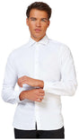 OppoSuits Men's Shirts SHIRT LS White Knight